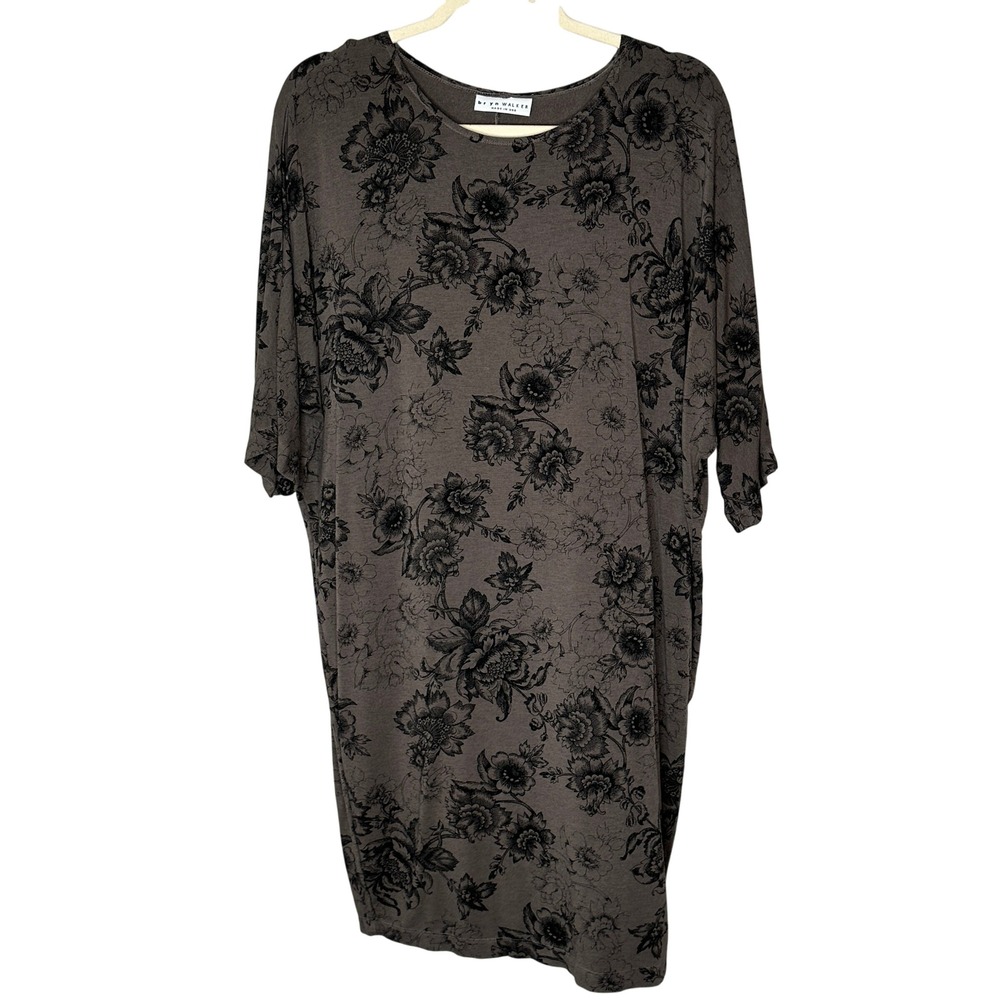 Bryn Walker Women's XS Alanna‎ French Terry Cocoon Dress  Made in USA